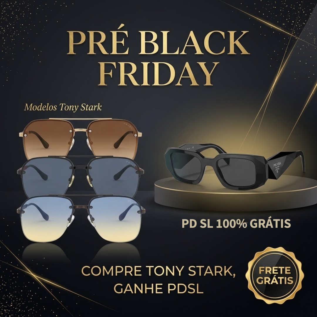 Óculos PD Tony Stark + PD SL GRÁTIS